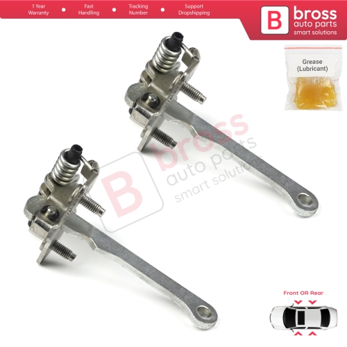2 Pieces Front Rear OR Door Hinge Stop Check Strap Limiter for Peugeot 205 309 405 918146