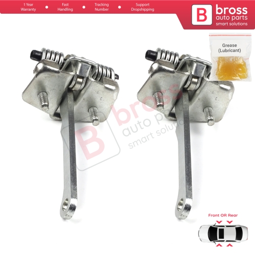 2 Pieces Front Rear OR Door Hinge Stop Check Strap Limiter for Peugeot 205 309 405 918146