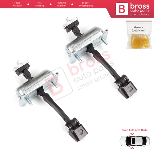 2 Pieces Front Door Hinge Stop Check Strap Limiter for Vauxhall Opel Corsa D E 3-Door 2006-2019 5160259 13242975