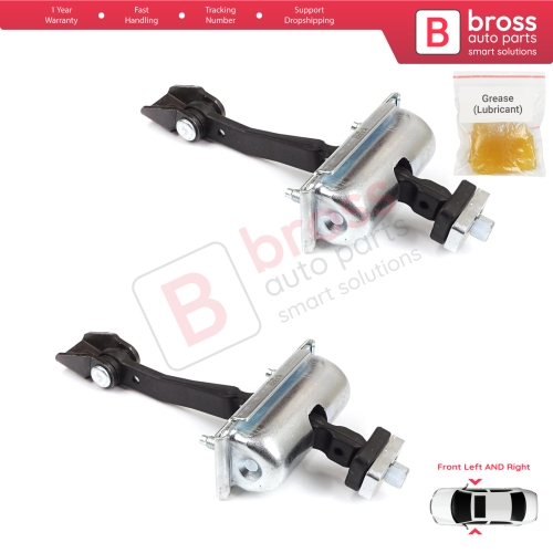 2 Pieces Front Door Hinge Stop Check Strap Limiter for Vauxhall Opel Corsa D E 3-Door 2006-2019 5160259 13242975