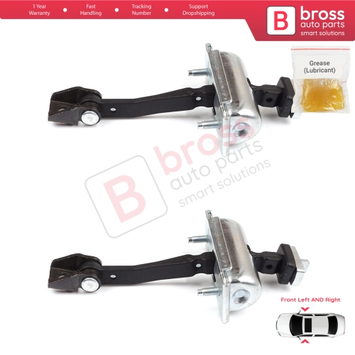 2 Pieces Front Door Hinge Stop Check Strap Limiter for Vauxhall Opel Corsa D E 3-Door 2006-2019 5160259 13242975