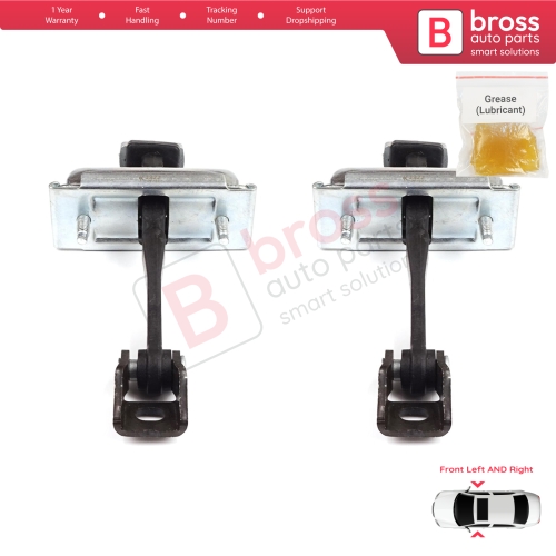 2 Pieces Front Door Hinge Stop Check Strap Limiter for Vauxhall Opel Corsa D E 3-Door 2006-2019 5160259 13242975