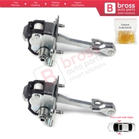 2 Pieces Front Door Hinge Stop Check Strap Limiter for Citroen C3 MK2 SC A51 2009-2016 9181Q4