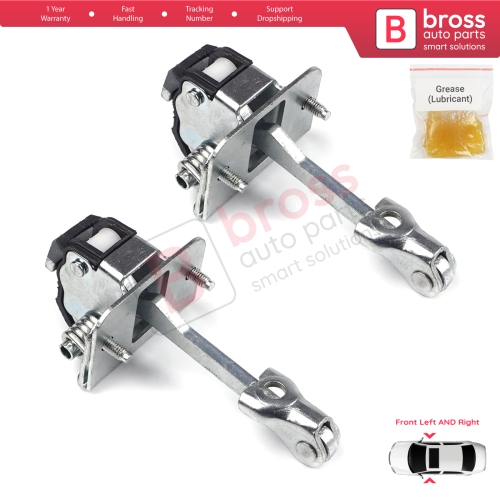 2 Pieces Front Door Hinge Stop Check Strap Limiter for Citroen C3 MK2 SC A51 2009-2016 9181Q4