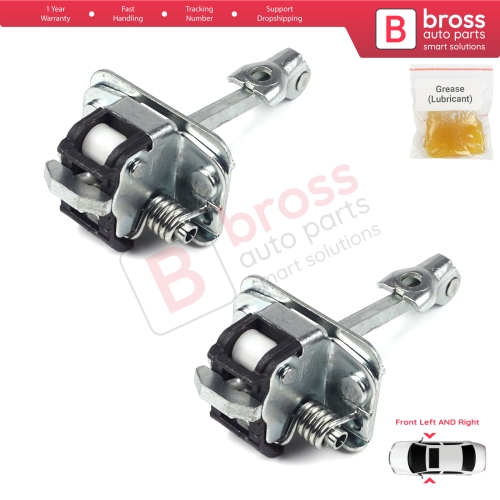 2 Pieces Front Door Hinge Stop Check Strap Limiter for Citroen C3 MK2 SC A51 2009-2016 9181Q4