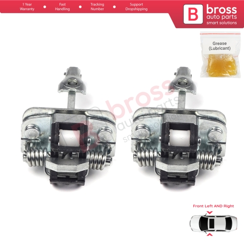 2 Pieces Front Door Hinge Stop Check Strap Limiter for Citroen C3 MK2 SC A51 2009-2016 9181Q4