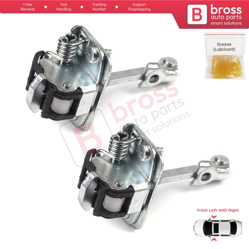 2 Pieces Front Door Hinge Stop Check Strap Limiter for Citroen C3 MK2 SC A51 2009-2016 9181Q4
