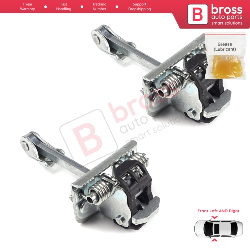 2 Pieces Front Door Hinge Stop Check Strap Limiter for Citroen C3 MK2 SC A51 2009-2016 9181Q4