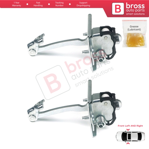 2 Pieces Front Door Hinge Stop Check Strap Limiter for Citroen C4 MK2 NC 2010-2020 DS4 MK1 NX 9181R1