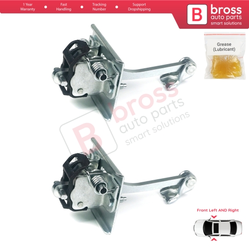 2 Pieces Front Door Hinge Stop Check Strap Limiter for Citroen C4 MK2 NC 2010-2020 DS4 MK1 NX 9181R1