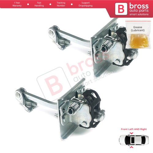 2 Pieces Front Door Hinge Stop Check Strap Limiter for Citroen C4 MK2 NC 2010-2020 DS4 MK1 NX 9181R1