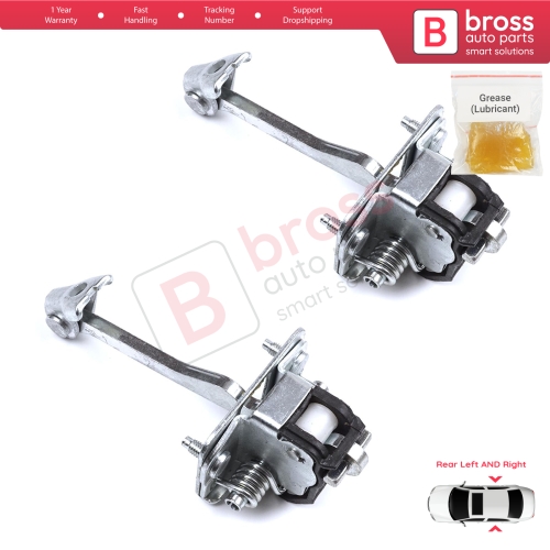 2 Pieces Rear Door Hinge Stop Check Strap Limiter for Citroen C4 MK2 NC 2010-2020 DS4 MK1 NX 9181R2