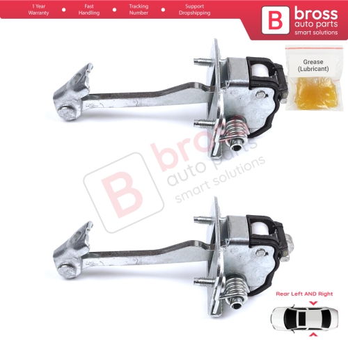 2 Pieces Rear Door Hinge Stop Check Strap Limiter for Citroen C4 MK2 NC 2010-2020 DS4 MK1 NX 9181R2