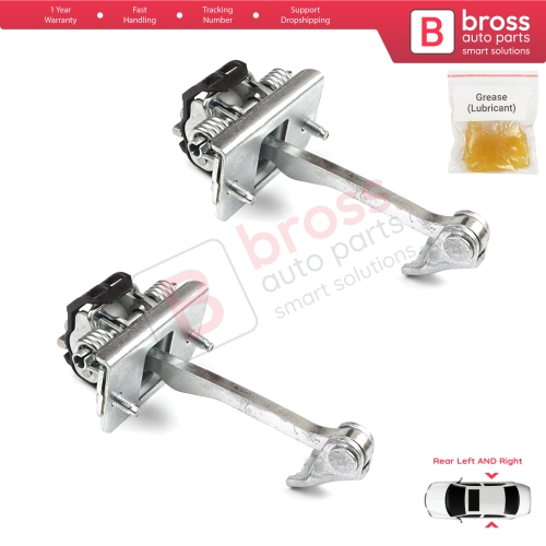 2 Pieces Rear Door Hinge Stop Check Strap Limiter for Citroen C4 MK2 NC 2010-2020 DS4 MK1 NX 9181R2