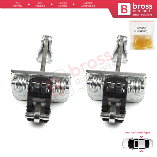 2 Pieces Rear Door Hinge Stop Check Strap Limiter for Citroen C4 MK2 NC 2010-2020 DS4 MK1 NX 9181R2