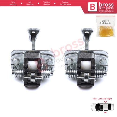 2 Pieces Rear Door Hinge Stop Check Strap Limiter for Citroen C4 MK2 NC 2010-2020 DS4 MK1 NX 9181R2