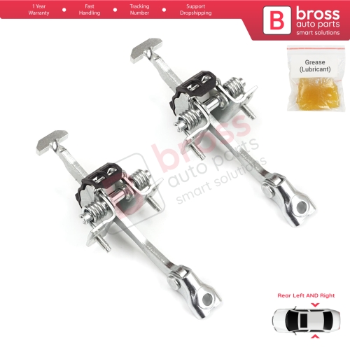 2 Pieces Rear Door Hinge Stop Check Strap Limiter for Citroen C4 Picasso MK1 Grand 2006-2013 9181K4