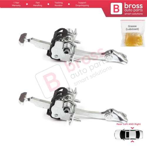 2 Pieces Rear Door Hinge Stop Check Strap Limiter for Citroen C4 Picasso MK1 Grand 2006-2013 9181K4