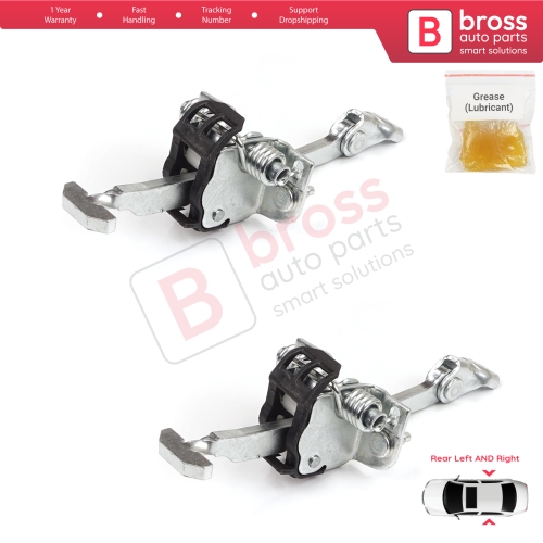 2 Pieces Rear Door Hinge Stop Check Strap Limiter for Citroen C4 Picasso MK1 Grand 2006-2013 9181K4