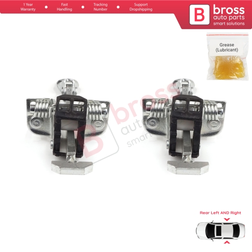 2 Pieces Rear Door Hinge Stop Check Strap Limiter for Citroen C4 Picasso MK1 Grand 2006-2013 9181K4