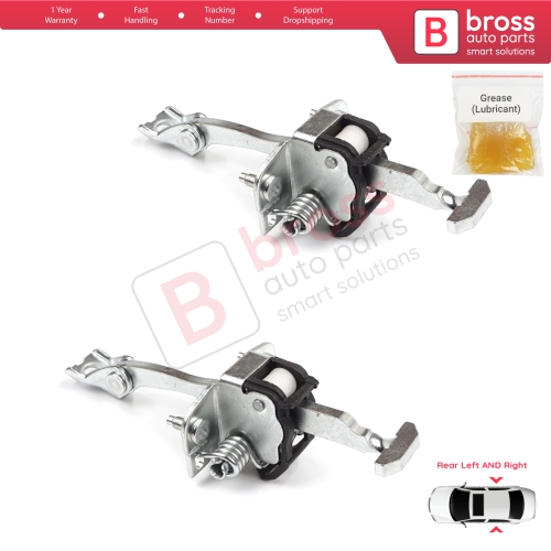 2 Pieces Rear Door Hinge Stop Check Strap Limiter for Citroen C4 Picasso MK1 Grand 2006-2013 9181K4