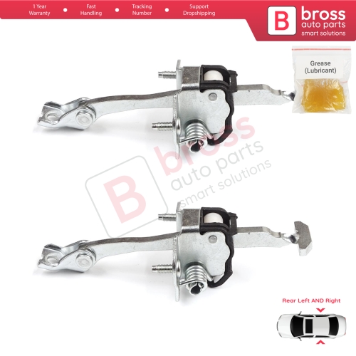 2 Pieces Rear Door Hinge Stop Check Strap Limiter for Citroen C4 Picasso MK1 Grand 2006-2013 9181K4