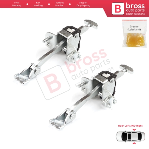 2 Pieces Rear Door Hinge Stop Check Strap Limiter for Citroen C4 Picasso MK1 Grand 2006-2013 9181K4