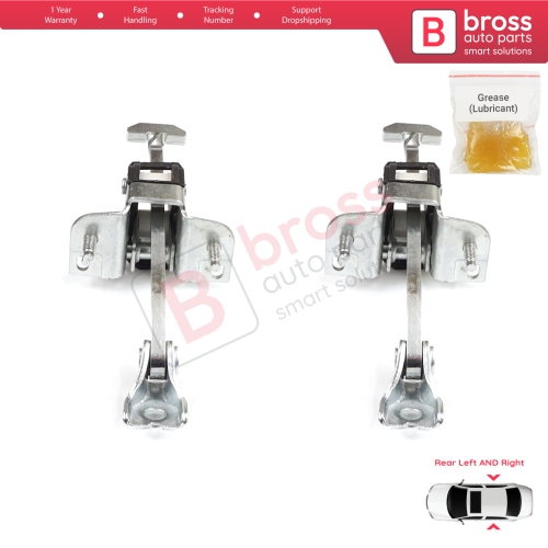 2 Pieces Rear Door Hinge Stop Check Strap Limiter for Citroen C4 Picasso MK1 Grand 2006-2013 9181K4