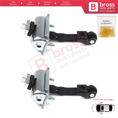 2 Pieces Front Door Hinge Stop Check Strap Limiter for Ford Transit Custom V362 MK1 Tourneo 2012-2023 1933703