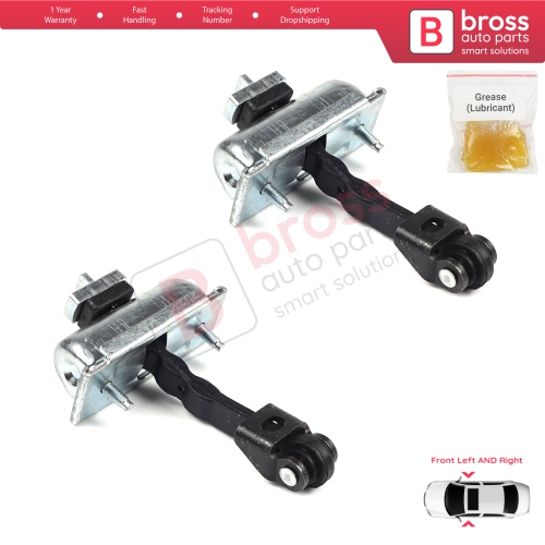2 Pieces Front Door Hinge Stop Check Strap Limiter for Ford Transit Custom V362 MK1 Tourneo 2012-2023 1933703
