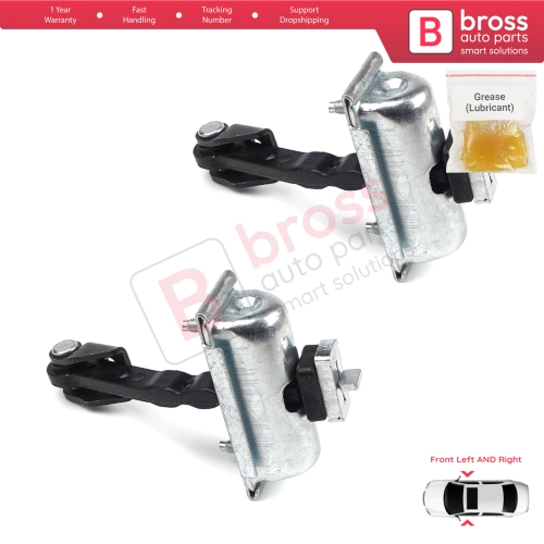 2 Pieces Front Door Hinge Stop Check Strap Limiter for Ford Transit Custom V362 MK1 Tourneo 2012-2023 1933703