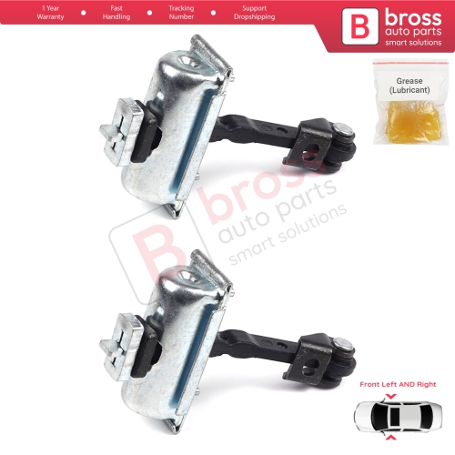 2 Pieces Front Door Hinge Stop Check Strap Limiter for Ford Transit Custom V362 MK1 Tourneo 2012-2023 1933703