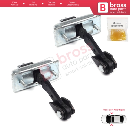 2 Pieces Front Door Hinge Stop Check Strap Limiter for Ford Transit Custom V362 MK1 Tourneo 2012-2023 1933703
