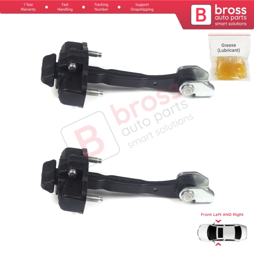 2 Pieces Front Door Hinge Stop Check Strap Limiter 50509843 for Alfa Romeo Giulietta 940 2010-2020