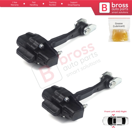 2 Pieces Front Door Hinge Stop Check Strap Limiter 50509843 for Alfa Romeo Giulietta 940 2010-2020