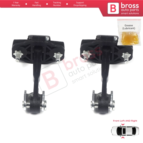 2 Pieces Front Door Hinge Stop Check Strap Limiter 50509843 for Alfa Romeo Giulietta 940 2010-2020