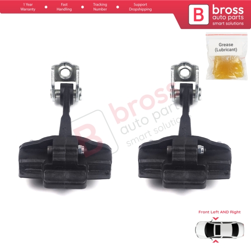 2 Pieces Front Door Hinge Stop Check Strap Limiter 50509843 for Alfa Romeo Giulietta 940 2010-2020