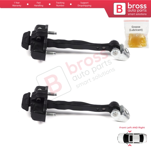 2 Pieces Front Door Hinge Stop Check Strap Limiter for Ford Transit Courier Tourneo MK1 2014-2022 ET76A23500ABN
