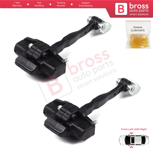 2 Pieces Front Door Hinge Stop Check Strap Limiter for Ford Transit Courier Tourneo MK1 2014-2022 ET76A23500ABN