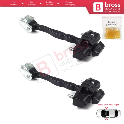 2 Pieces Front Door Hinge Stop Check Strap Limiter for Ford Transit Courier Tourneo MK1 2014-2022 ET76A23500ABN