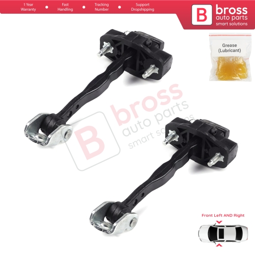 2 Pieces Front Door Hinge Stop Check Strap Limiter for Ford Transit Courier Tourneo MK1 2014-2022 ET76A23500ABN