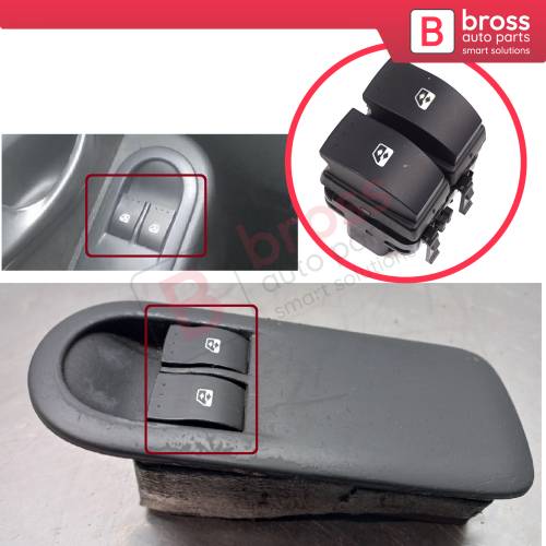 Front Left Right Window Control Switch 10 Pin for Renault Clio MK2 BB/CB 1998-2014 8200060045 