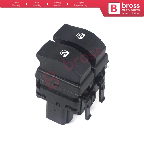 Front Left Right Window Control Switch 10 Pin for Renault Clio MK2 BB/CB 1998-2014 8200060045 