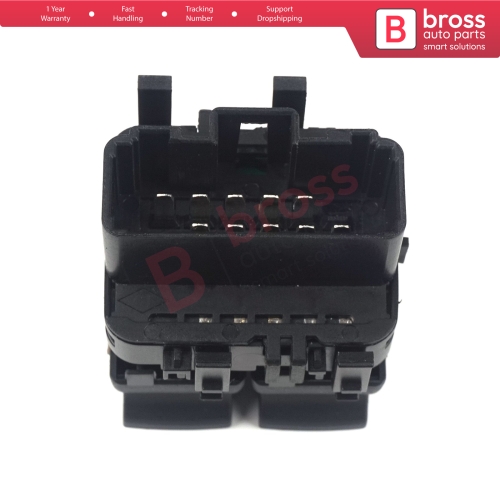 Front Left Right Window Control Switch 10 Pin for Renault Clio MK2 BB/CB 1998-2014 8200060045 