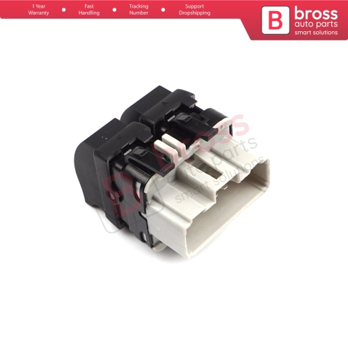 Driver Door Window Control Switch 10-Pin GRAY Color 8200315042 for Renault Megane Scenic Laguna 2