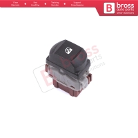 Passenger Window Control 6 Pin Switch 8200414961 for Renault Authentique models