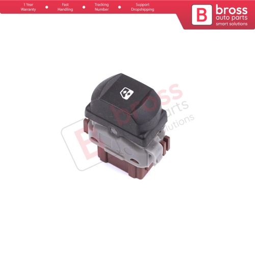 Passenger Window Control 6 Pin Switch 8200414961 for Renault Authentique models