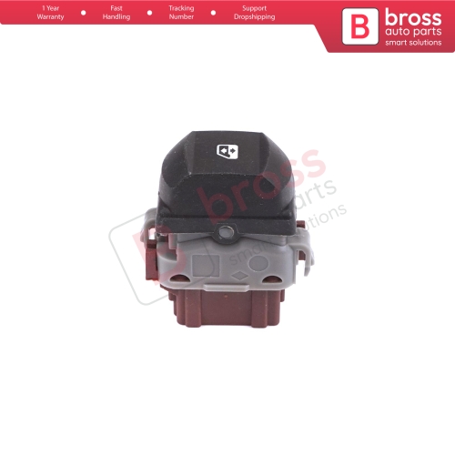 Passenger Window Control 6 Pin Switch 8200414961 for Renault Authentique models