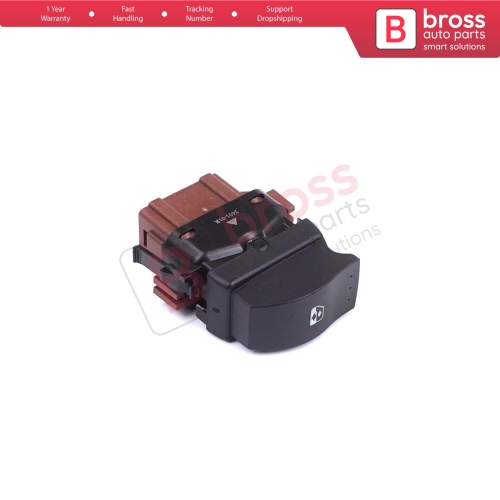 Front Passenger Window Control 6 Pin Switch 8200057321 for Renault Master Trafic Movano