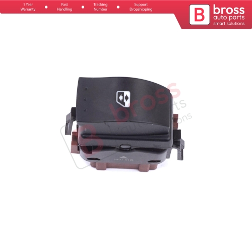 Front Passenger Window Control 6 Pin Switch 8200057321 for Renault Master Trafic Movano